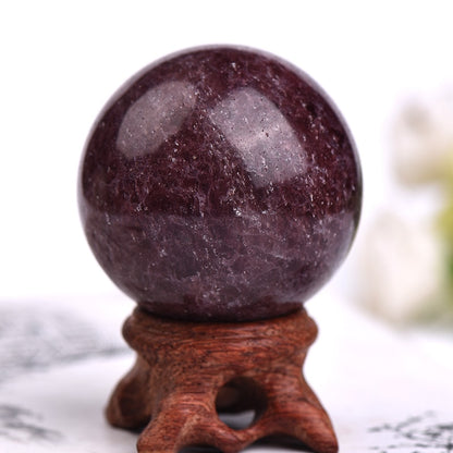 Polished Crystal Globe Massaging Ball